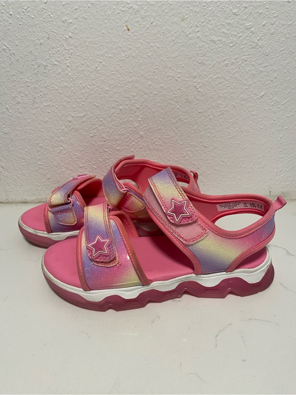 Primark Pink Kids Platform Sandals